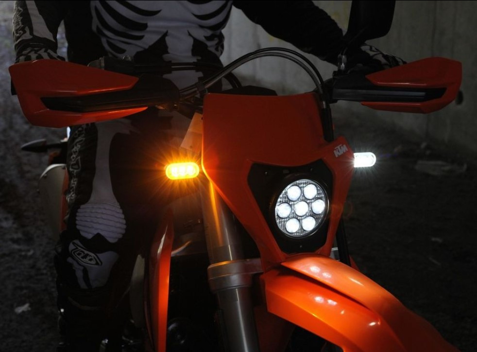 Kit Phare Additionnel DENALI D7 Led Rally - Enduro pour Husqvarna TE 150 - TE 150 I (17-23)