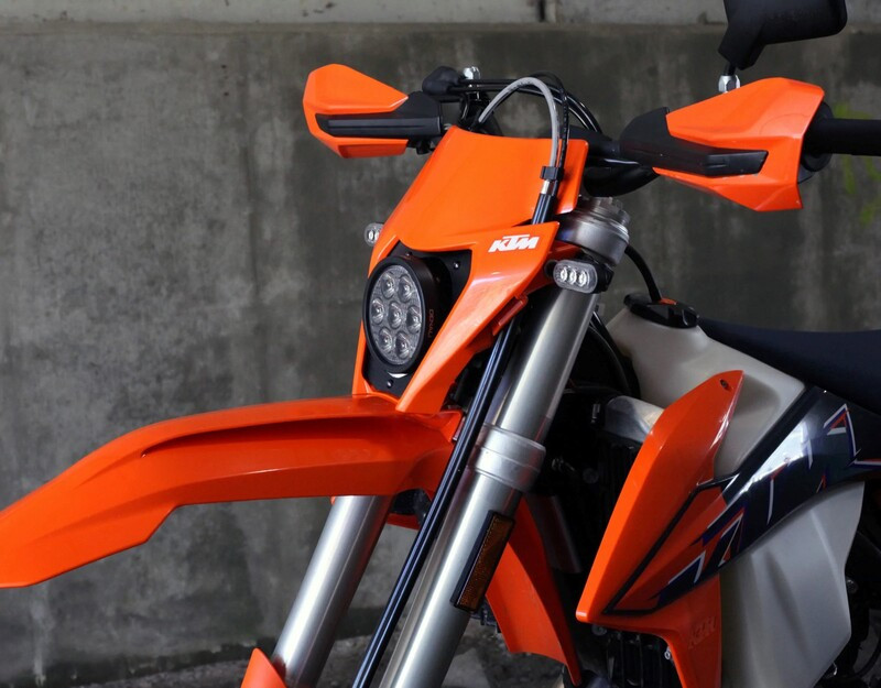Kit Phare Additionnel DENALI D7 Led Rally - Enduro pour KTM EXC-F 250 (17-23)