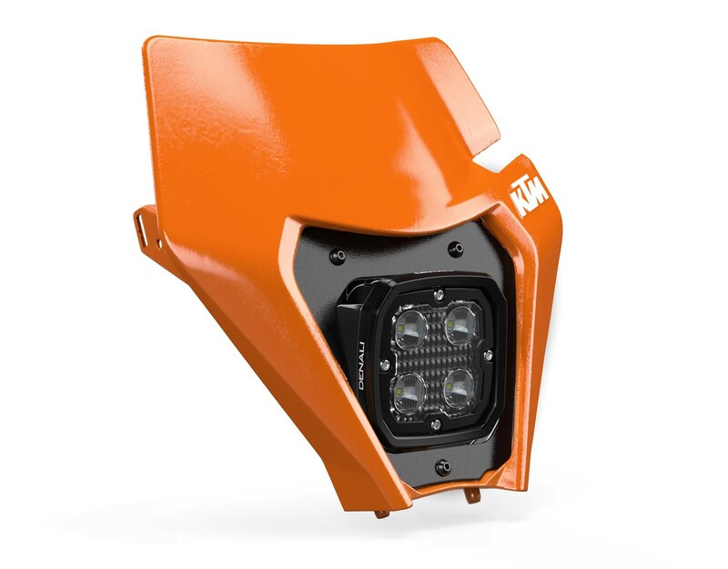 Kit Phare Additionnel DENALI D4 Led Rally - Enduro pour KTM XC-W 250 (19-24)