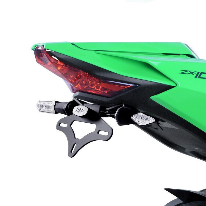 Support de Plaque Court R&G pour ZX-10R et RR (21-24) - LP0306BK