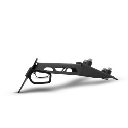 Support de Plaque Court R&G pour Versys 650 (22-24) - LP0336BK
