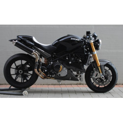 Paire de Silencieux Spark Round Homologué pour Ducati Monster 916 S4 (2003)