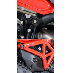 Kit 6 Insert de Cadre Moto R&G pour Monster 821 et 1200 (14-15)