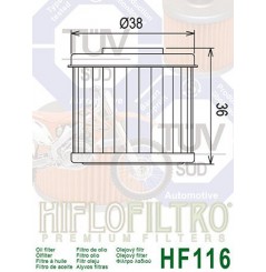 Filtre a Huile Moto, Quad Hiflofiltro HF116