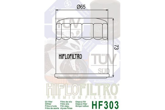 Filtre a Huile Quad Hiflofiltro HF303