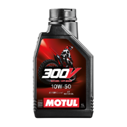 Huile moto Motul 300V Racing / Off Road 10W50 1 Litre