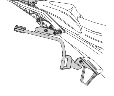 Support de Valise Shad 3P System pour BMW R 1300 GS (2024 et +)