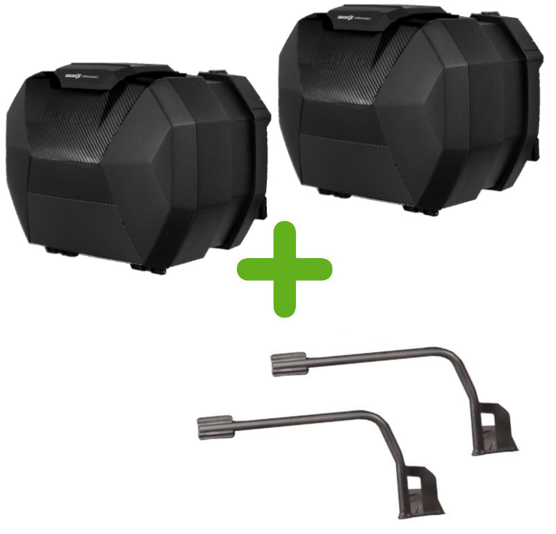 Pack Valises Latérales Shad SH38X + Support 3P pour BMW R 1300 GS (24-25)