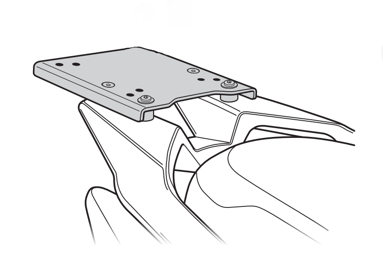 Support Top Case Scooter pour Zontes M125 (22-23)