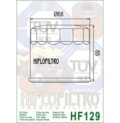 Filtre a Huile Quad Hiflofiltro HF129