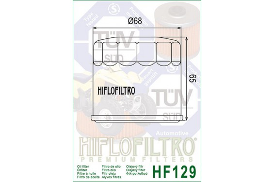 Filtre a Huile Quad Hiflofiltro HF129