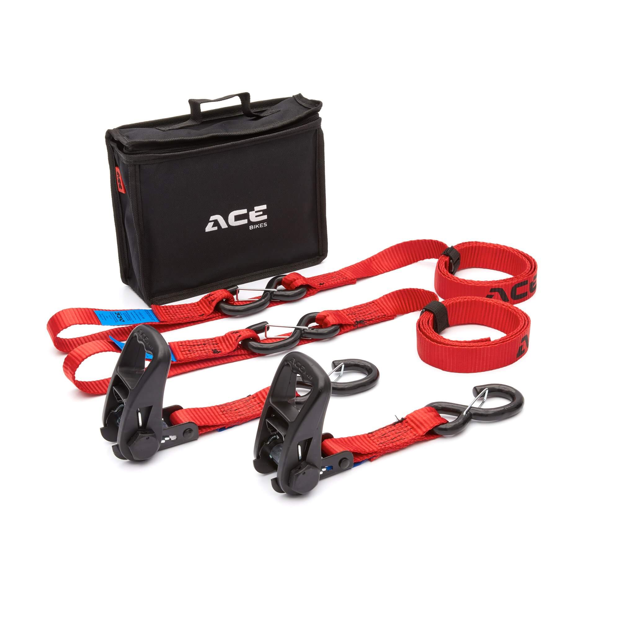 Set de sangles à cliquet Ratchet Strap Deluxe 2-Pack Acebikes