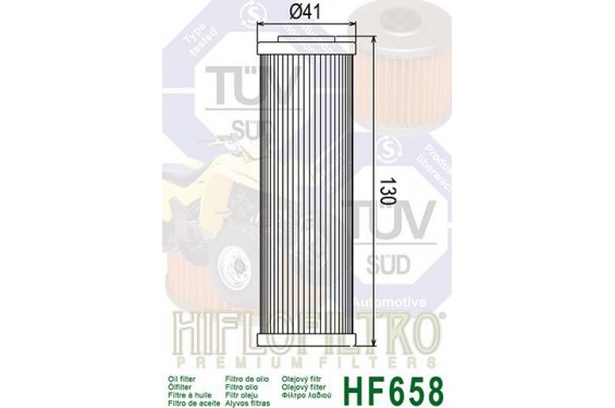 Filtre a Huile Quad Hiflofiltro HF658