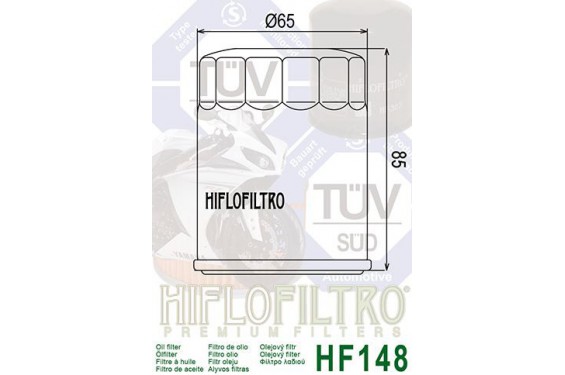 Filtre a Huile Quad Hiflofiltro HF148