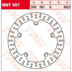 Disque de Frein avant TRW pour BMW R1200 R (06-18) - MST357