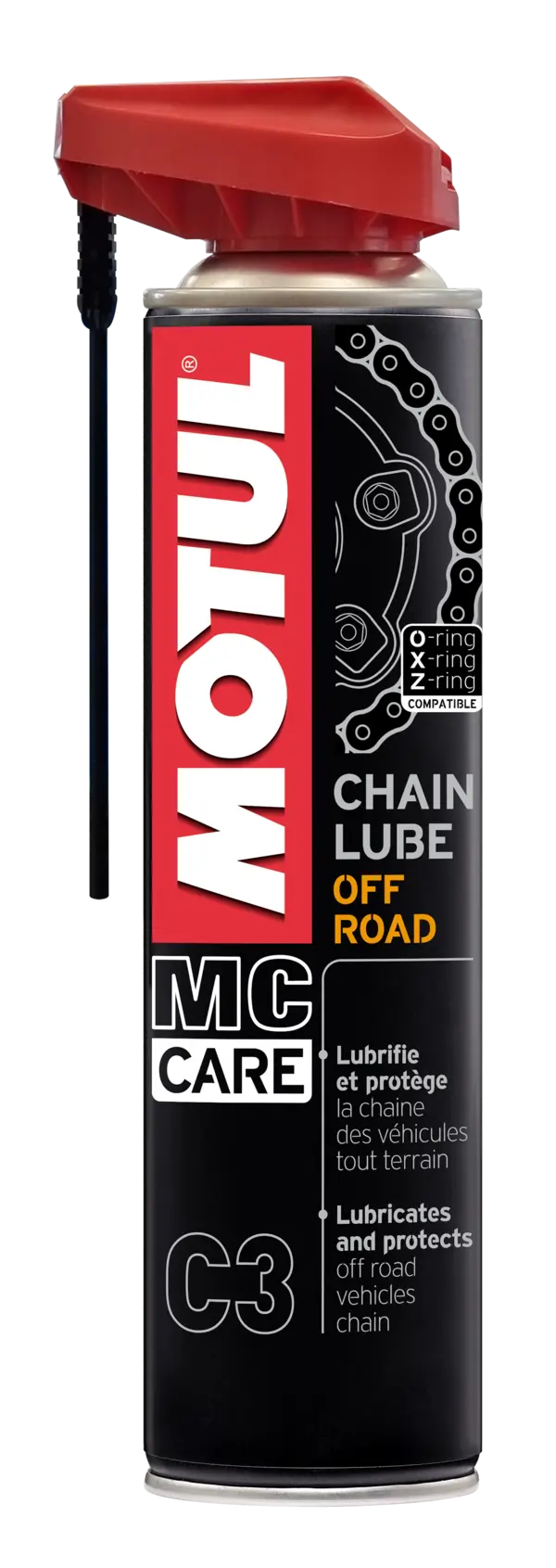 Chain Lube Off Road MC Care C3 Motul Graisse Chaîne Moto Cross et Enduro