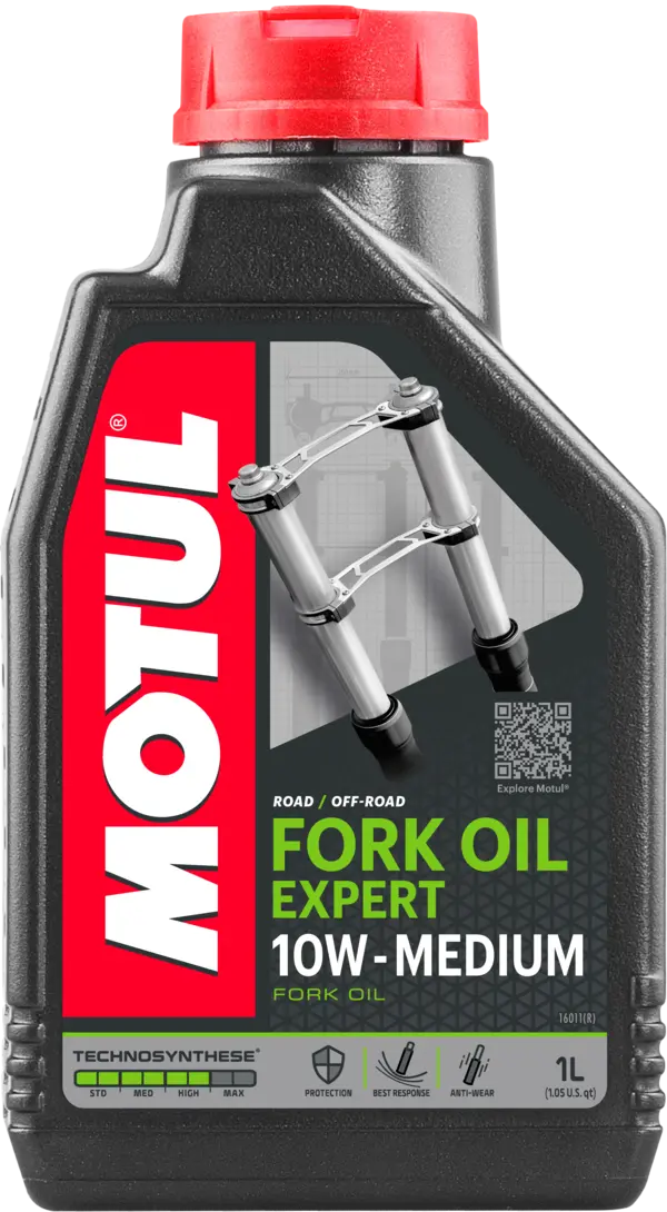 Huile de fourche Motul Fork Oil Expert Medium 10W 1 Litre, pour moto