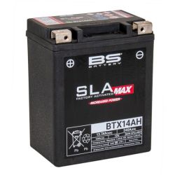 Batterie Moto BS BTX14AH SLA MAX