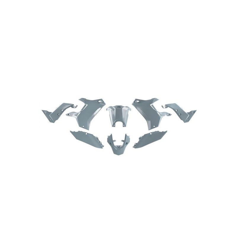 Kit Plastique RaceTech pour Yamaha Ténéré 700 - Gris Clair Kit Plastique RaceTech pour Yamaha Ténéré 700 - Gris Clair