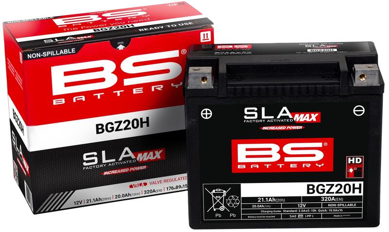 Batterie BS SLA MAX BGZ20H (BTX20)