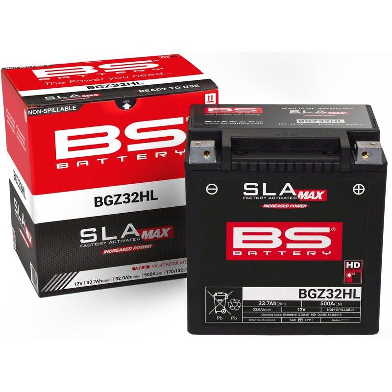 Batterie BS SLA MAX BGZ32HL (BIX30L) Batterie BS SLA MAX BGZ32HL (BIX30L)