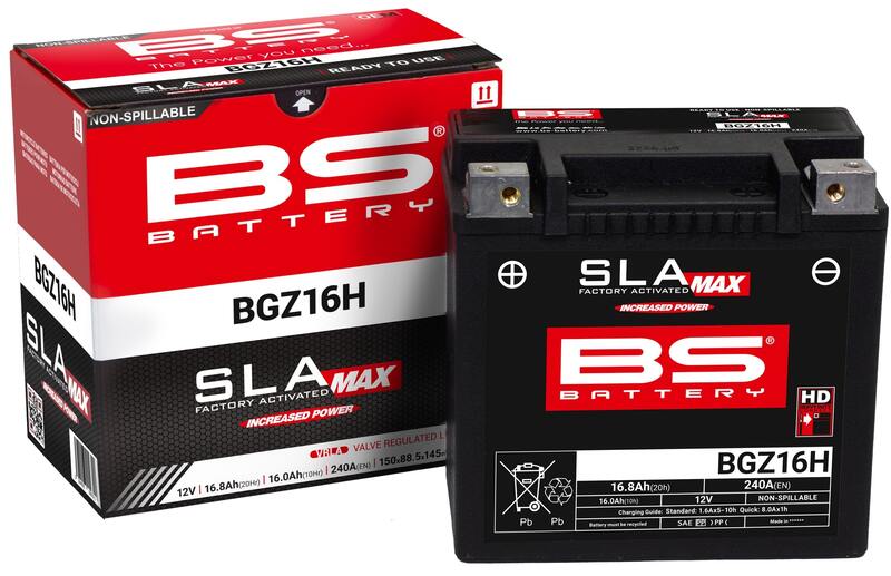 Batterie BS SLA MAX BGZ16H (BTX14)