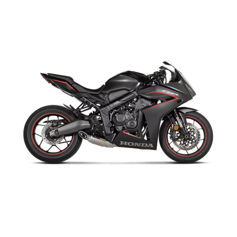 Ligne d'Échappement Akrapovic Racing pour CB 650 R / CBR 650 R (2024 et+) S-H6R15-AFT Ligne d'Échappement Akrapovic Racing pour CB 650 R / CBR 650 R (2024 et+) S-H6R15-AFT