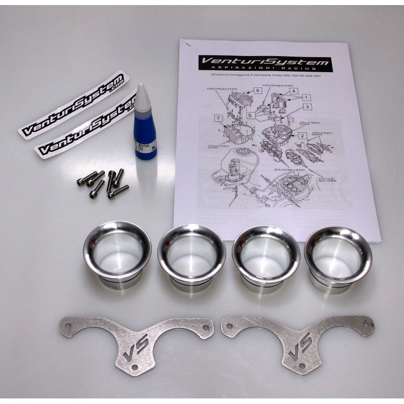Cornets d’Admission Venturi Racing pour Honda CBR 1000 RR (04-07) Cornets d’Admission Venturi Racing pour Honda CBR 1000 RR (04-07)