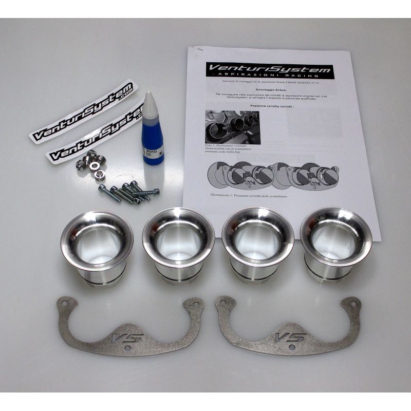 Cornets d’Admission Venturi Racing pour Honda Hornet 600 (07-11) Cornets d’Admission Venturi Racing pour Honda Hornet 600 (07-11)