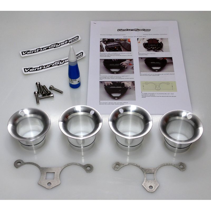 Cornets d’Admission Venturi Racing pour Yamaha R1 YZF (09-14) Cornets d’Admission Venturi Racing pour Yamaha R1 YZF (09-14)