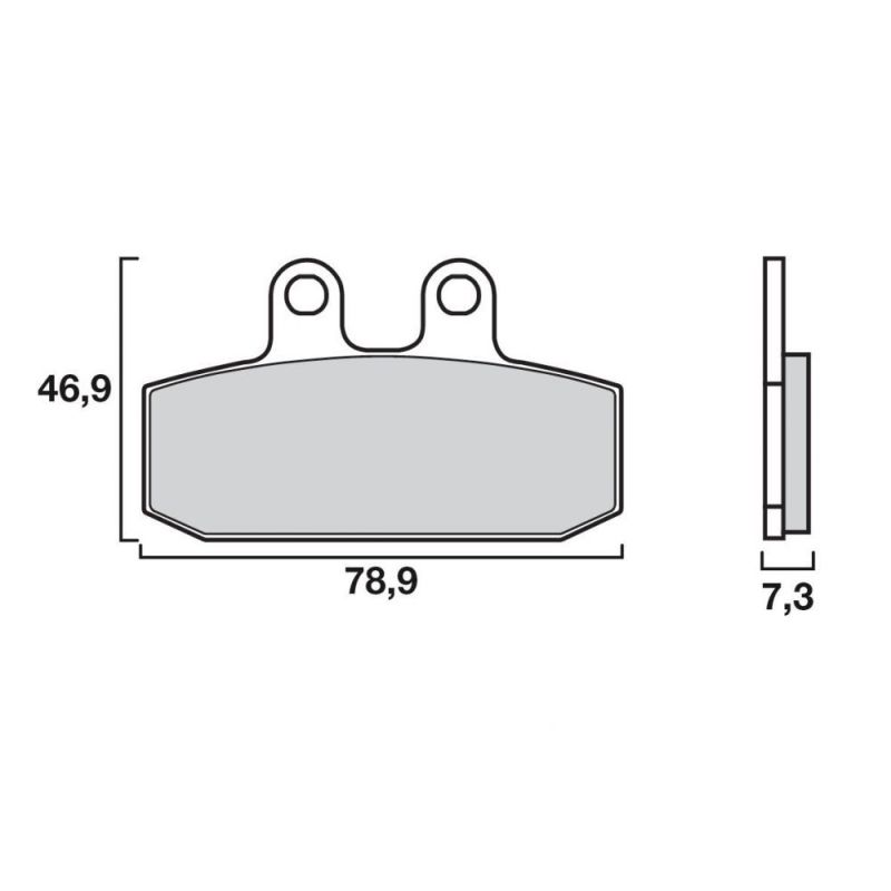 Plaquette de frein Moto et Scooter Brenta FT4026 - Syntérisé Route Plaquette de frein Moto et Scooter Brenta FT4026 - Syntérisé Route