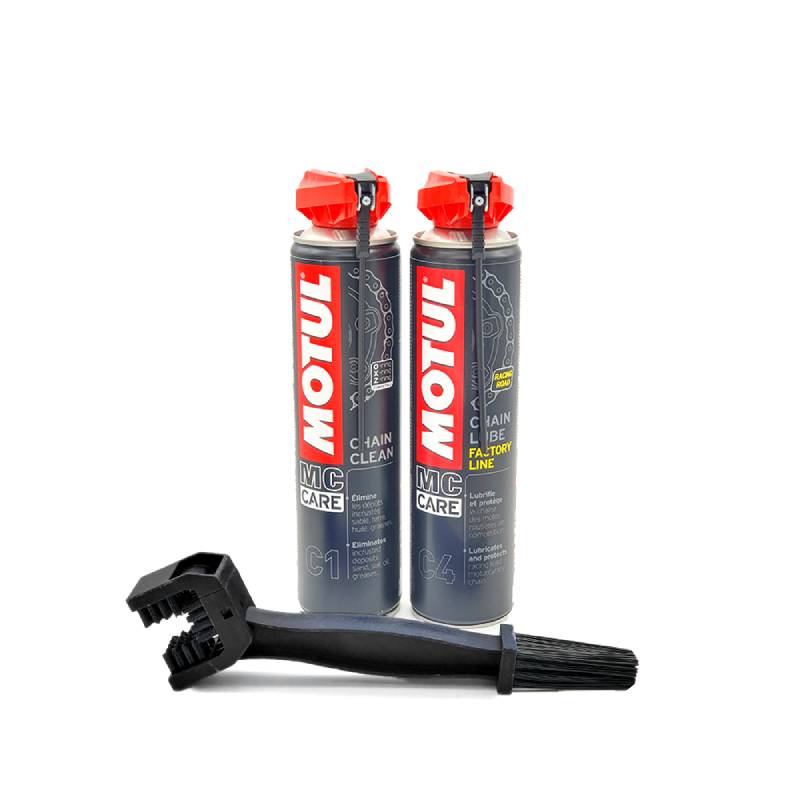 Applicateur De Lubrifiant Pour Chaîne De Moto Motul - Avec Brosse Et Boîte De Stockage