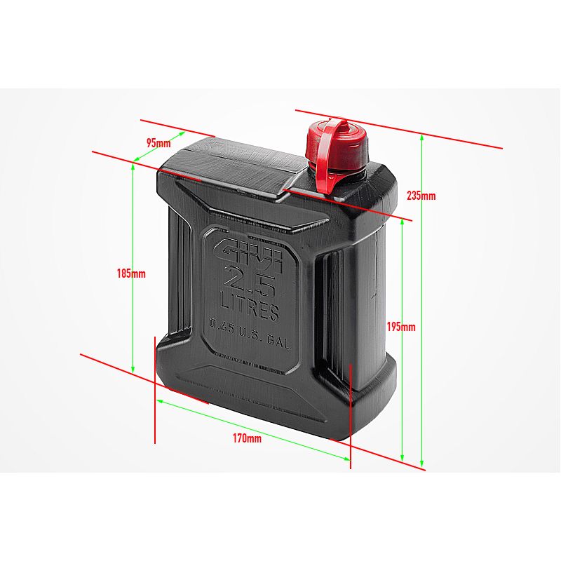 Jerrycan 2,5 Litres Givi Jerrycan 2,5 Litres Givi