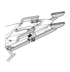 Support Top Case SHAD CB500F (13-15) CBR500R (14-15)