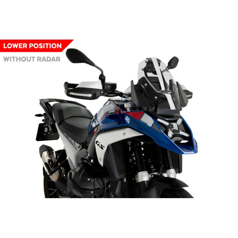 Bulle Puig Sport pour BMW R1300 GS et Adventure (24-25) sans ACC / sans Radar Bulle Puig Sport pour BMW R1300 GS et Adventure (24-25) sans ACC / sans Radar