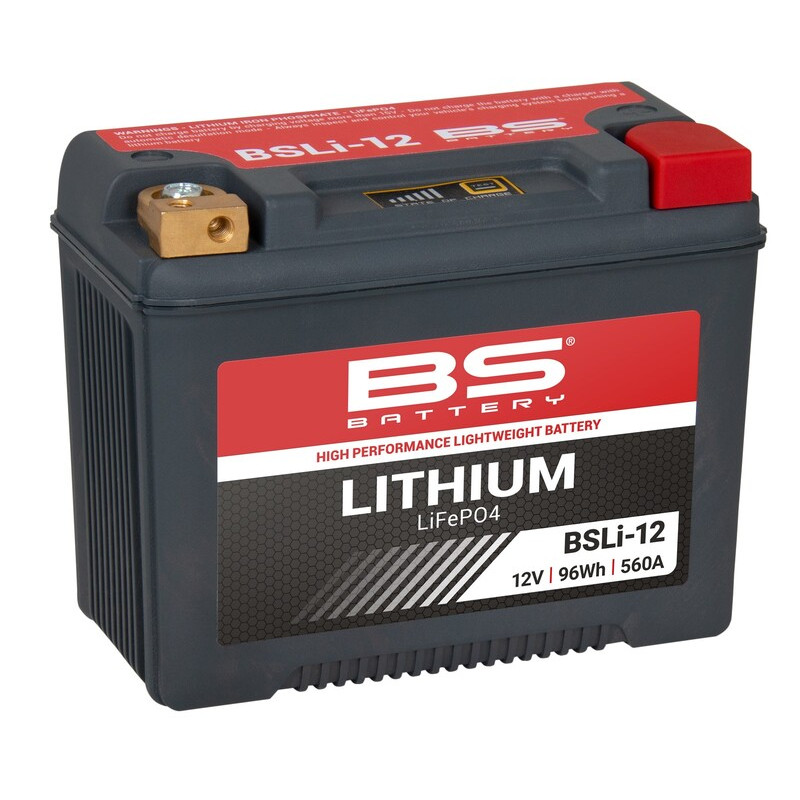 Batterie Moto Lithium BSLI-12 (BIX30HL) BS Battery Batterie Moto Lithium BSLI-12 (BIX30HL) BS Battery