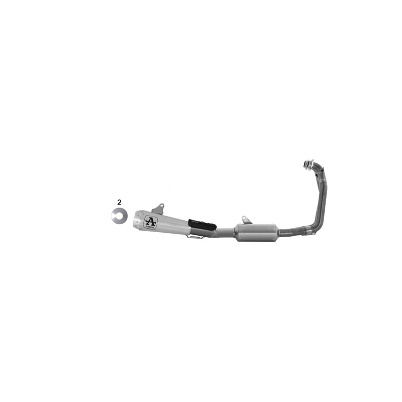 Ligne d'Échappement ARROW COMPETITION EVO pour Aprilia Tuono 660 (21-24) Ligne d'Échappement ARROW COMPETITION EVO pour Aprilia Tuono 660 (21-24)