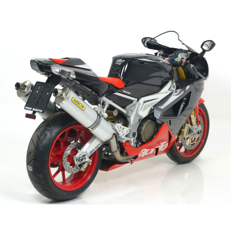 Silencieux ARROW Race-Tech pour Tuono 1000 R / R Factory (06-10) Silencieux ARROW Race-Tech pour Tuono 1000 R / R Factory (06-10)
