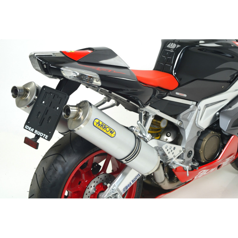 Silencieux ARROW Race-Tech pour Tuono 1000 R / R Factory (06-10) Silencieux ARROW Race-Tech pour Tuono 1000 R / R Factory (06-10)