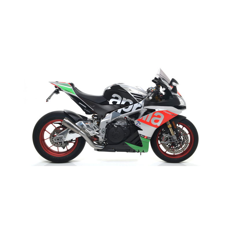 Silencieux ARROW Pro-Race Embout Inox pour Aprilia RSV 4 RR / RF (17-18) Silencieux ARROW Pro-Race Embout Inox pour Aprilia RSV 4 RR / RF (17-18)