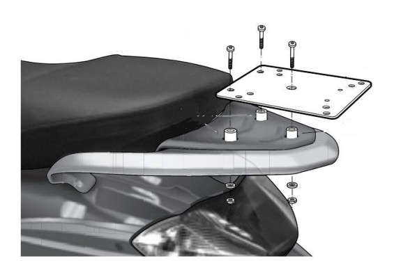 Support Top Case Shad pour Liberty 125 (05-22) Support Top Case Shad pour Liberty 125 (05-22)