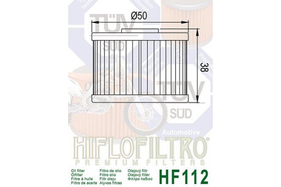Filtre à Huile Moto HF112