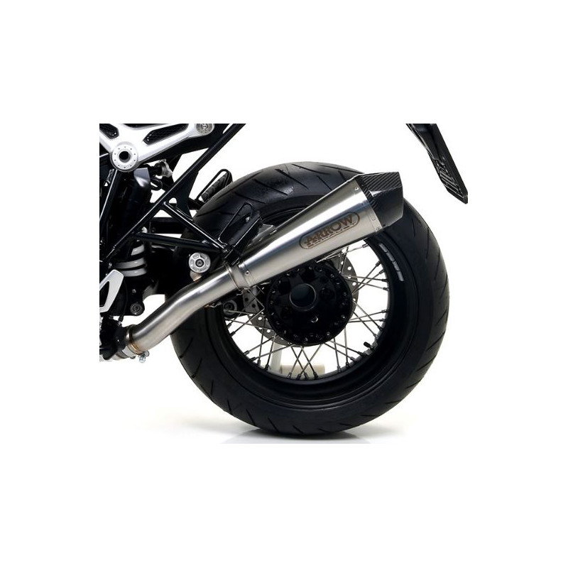 Silencieux ARROW X-Kone + Eliminateur de valve pour BMW R Nine T (14-19) Silencieux ARROW X-Kone + Eliminateur de valve pour BMW R Nine T (14-19)
