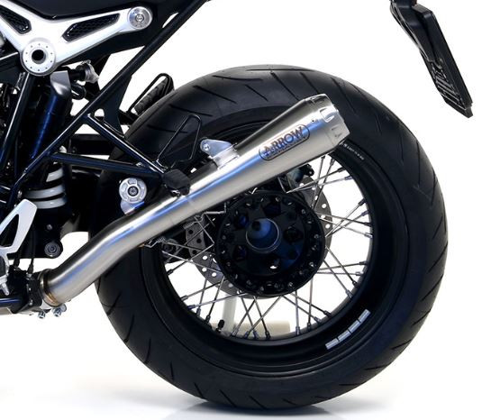 Silencieux ARROW Pro-Race + Eliminateur de valve pour BMW R Nine T Scrambler (16-20)