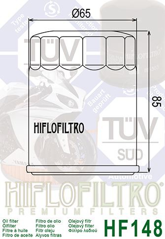 Filtre à huile Moto HF148