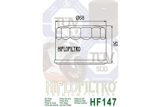 Filtre à huile Moto HF147
