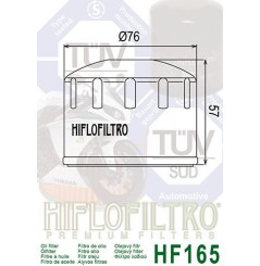 Filtre à Huile Moto HF165