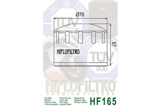 Filtre à Huile Moto HF165