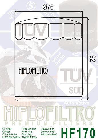 Filtre à Huile Moto HF170C