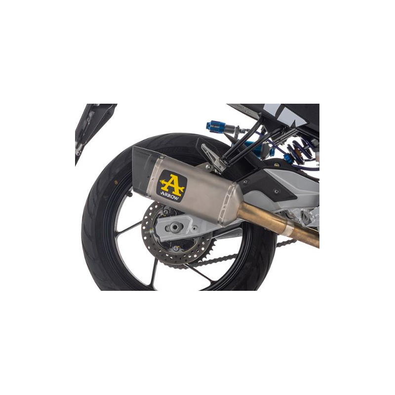 Ligne d'échappement ARROW Pista "Non homologuée" pour Aprilia RS457 (24 et +) Ligne d'échappement ARROW Pista "Non homologuée" pour Aprilia RS457 (24 et +)